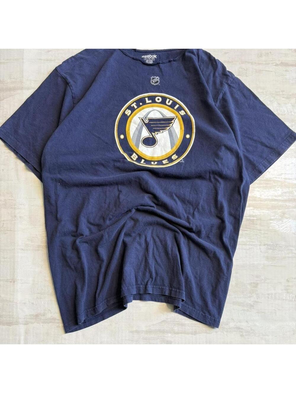 NHL St. Louis Blues navy blue t-shirt #hockey